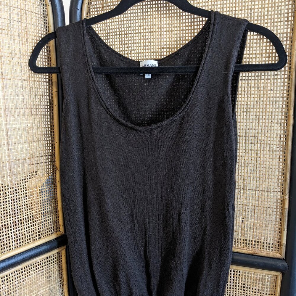Vintage Armani sweater vest, S